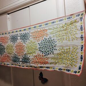 Vintage Sheer Floral Scarf\Wrap